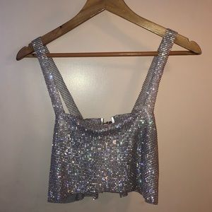 Meshki Sparkle Open Tank